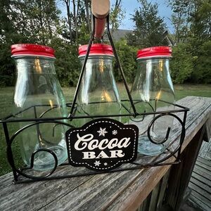 Cocoa Bar Metal Basket.